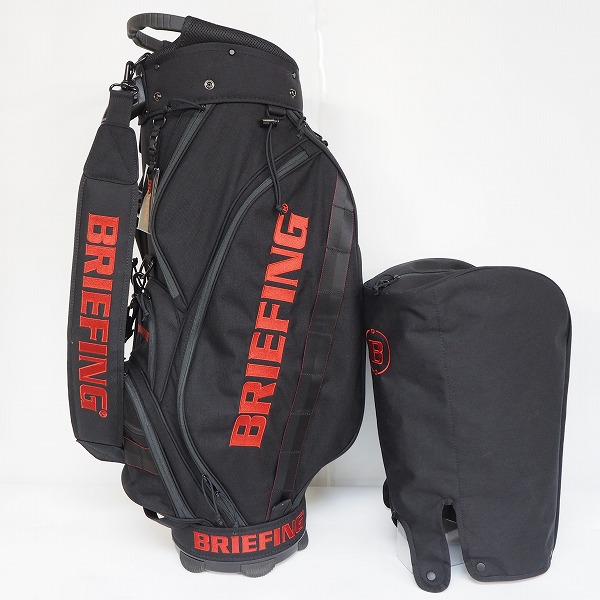 実際に弊社で買取させて頂いたBRIEFING/ブリーフィング CR-5 ゴルフ 9.5型 5分割キャディバッグ ブラック