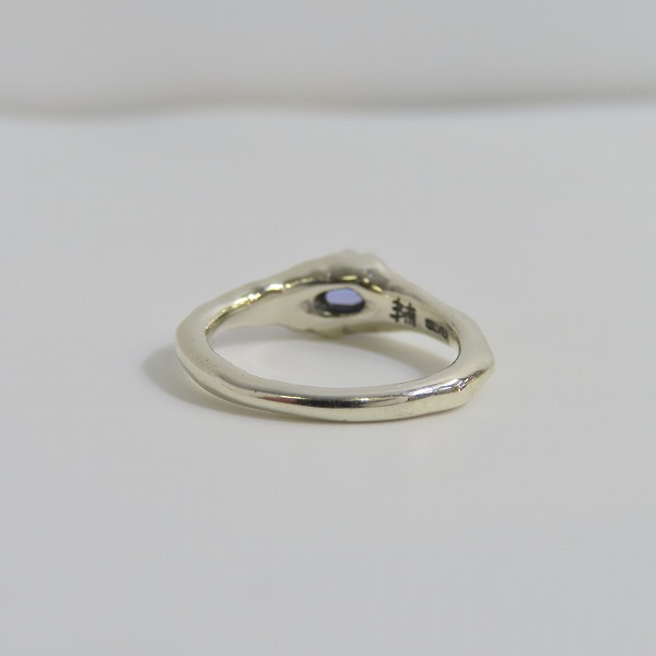 実際に弊社で買取させて頂いた【ギャラ付き】BloodyMary/ブラッディマリー ELIX 地 リング w/タンザナイト 9号の画像 3枚目