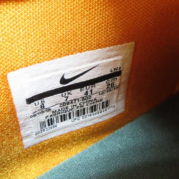 実際に弊社で買取させて頂いたNIKE/ナイキ LEBRON 16 LOW AC/レブロン 16 ロー アトモス CD9471-800/26の画像 5枚目