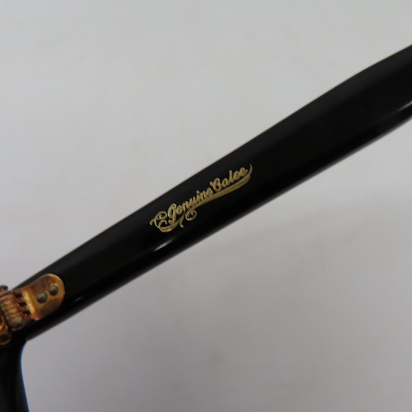 実際に弊社で買取させて頂いたCALEE/キャリー REAL DUDES フルリム サングラス 黒の画像 5枚目