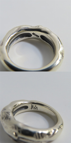 実際に弊社で買取させて頂いた【ギャラ付き】Bloody Mary/ブラッディマリー Lapis/ラピス リング 13号の画像 6枚目