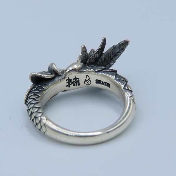 実際に弊社で買取させて頂いた【ギャラ付】Bloody Mary/ブラッディマリー Moon Wraith /ムーンレイス リング 13号の画像 6枚目