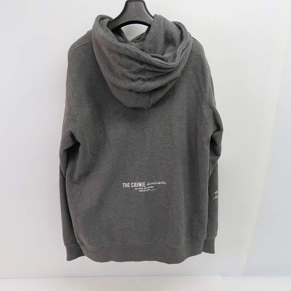 実際に弊社で買取させて頂いたTHE CRIMIE/クライミー ロゴプリント プルオーバーパーカー CR1-02A5-CL52/XXLの画像 1枚目