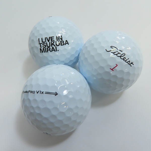 実際に弊社で買取させて頂いた(3)【未使用/オウンネーム】Titleist/タイトリスト PRO V1x ゴルフボール 1ダースの画像 2枚目