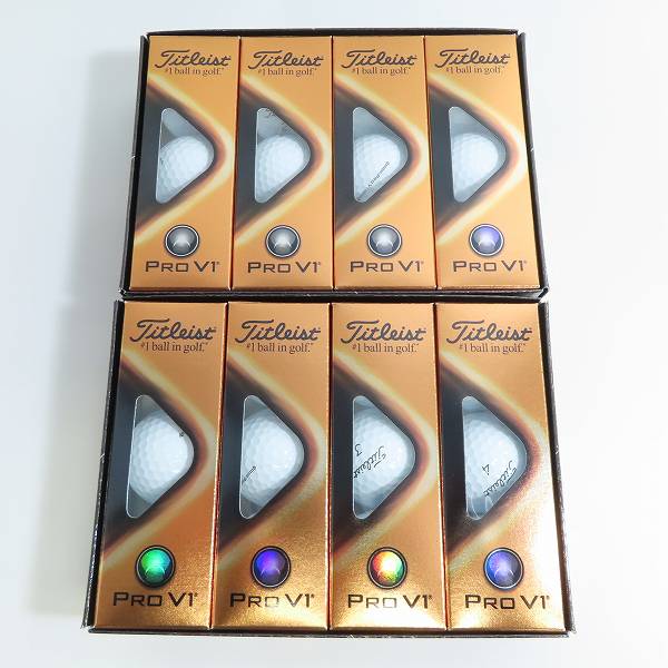 実際に弊社で買取させて頂いた(1)【未使用/オウンネーム】Titleist/タイトリスト PRO V1 ゴルフボール 2ダース