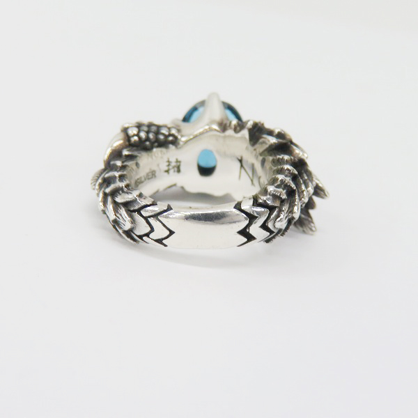 実際に弊社で買取させて頂いたBloody Mary/ブラッディマリー ノアリング ロンドンブルートパーズ 4号の画像 3枚目