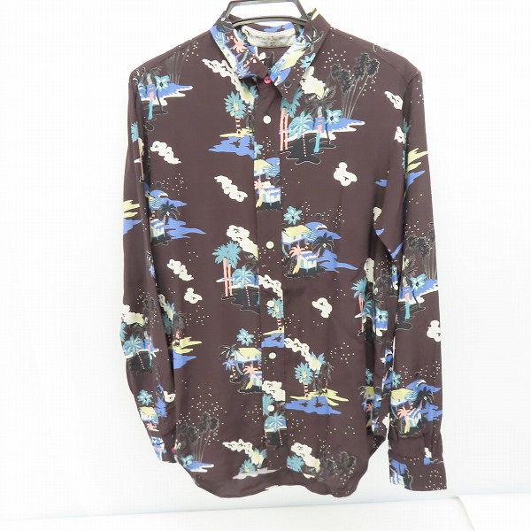実際に弊社で買取させて頂いたPaul Smith/ポールスミス RED EAR/レッドイヤー レーヨンアロハシャツ 162051/M