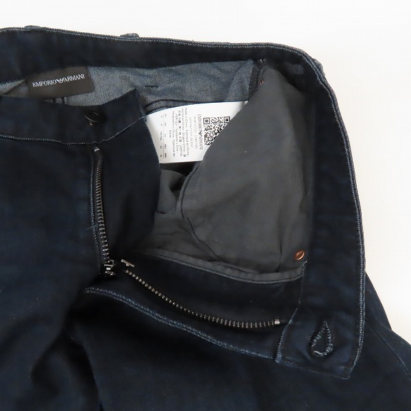 実際に弊社で買取させて頂いたEMPORIO ARMANI/エンポリオ アルマーニ ロゴプレート デニムパンツ/W30L32の画像 7枚目