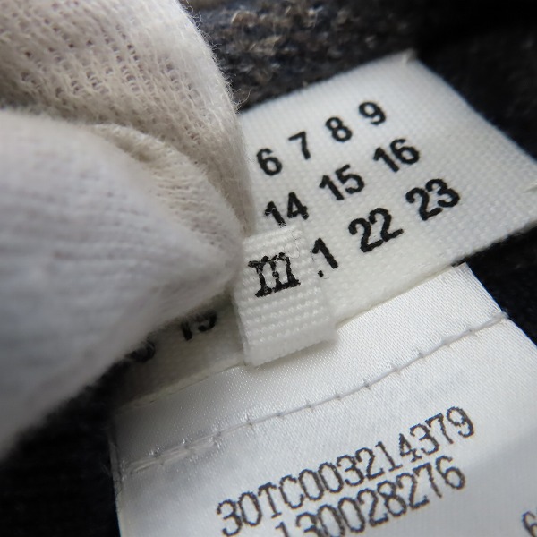 実際に弊社で買取させて頂いたMaiso Marti Margiela/マルタンマルジェラ ニットビーニー 30TC003214379/Mの画像 5枚目