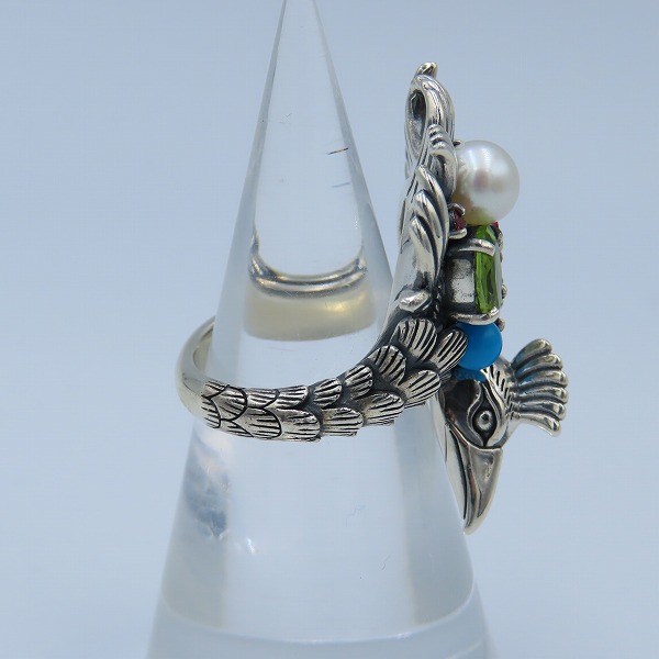 実際に弊社で買取させて頂いた【ギャラ付き】BloodyMary/ブラッディマリー Ere/Romance エラ/ロマンス リング 11号の画像 3枚目