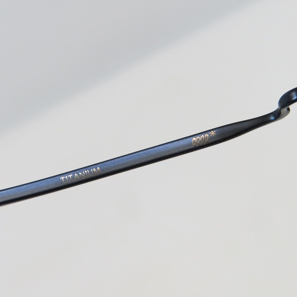 実際に弊社で買取させて頂いた999.9/フォーナインズ メガネフレーム/アイウェア S-151Tの画像 5枚目