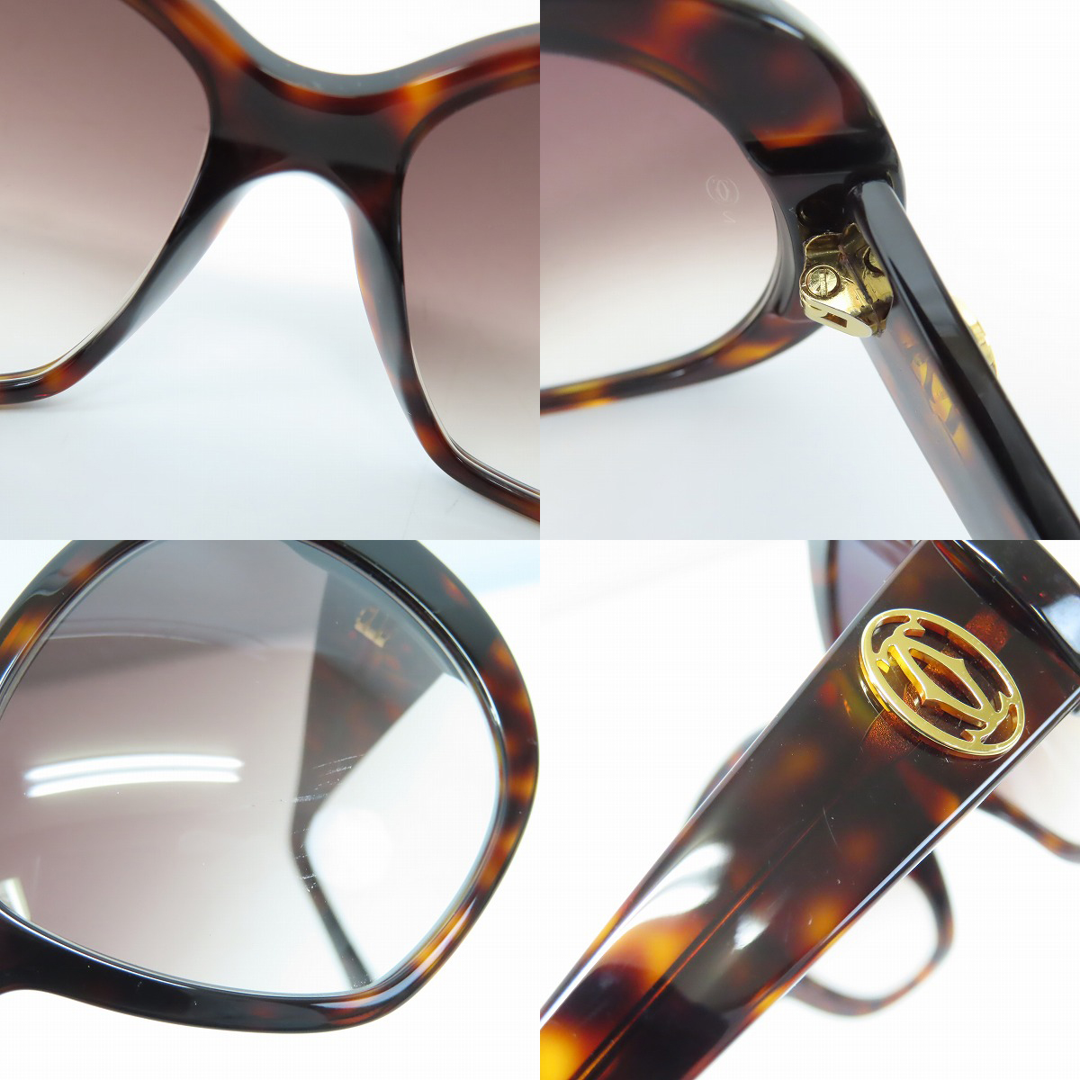 実際に弊社で買取させて頂いたCartier/カルティエ デミ柄 サングラス/アイウェアの画像 6枚目