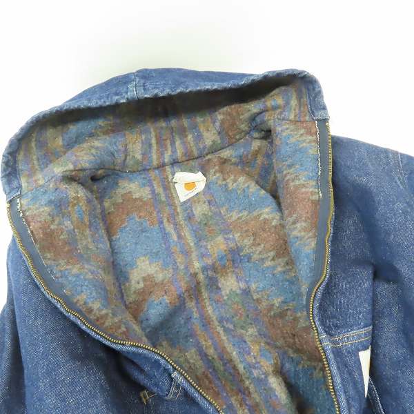 実際に弊社で買取させて頂いたCarhartt/カーハート デニム アクティブジャケット JB848/XXLの画像 4枚目