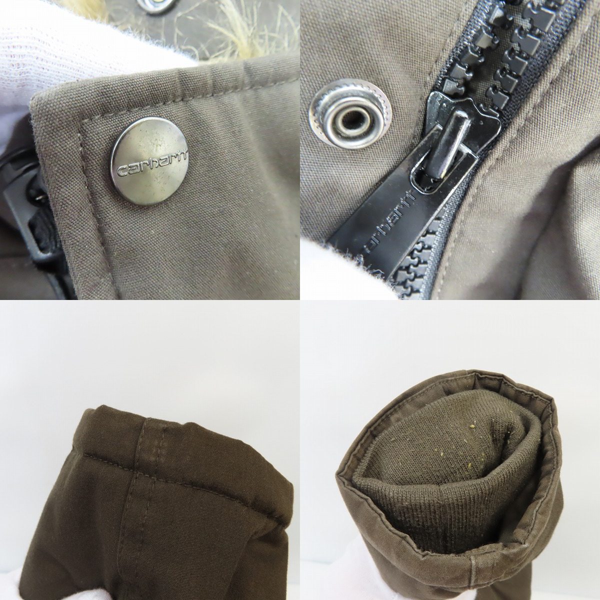 実際に弊社で買取させて頂いたCarhartt/カーハート TRAPPER PARKA/トラッパー パーカー 中綿 コート /Sの画像 8枚目
