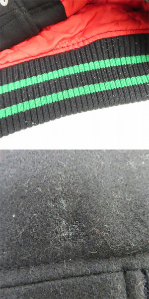 実際に弊社で買取させて頂いたuniform experiment/ユニフォームエクスペリメント 袖レザースタジャン UE-091015/1の画像 8枚目