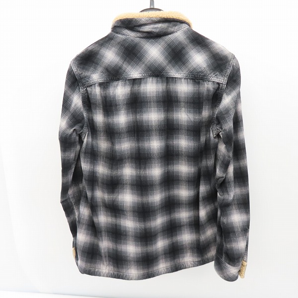 実際に弊社で買取させて頂いたn(n) BY NUMBER (N)INE/エヌエヌバイナンバーナイン 襟ボア チェック プルオーバーシャツ/2の画像 1枚目