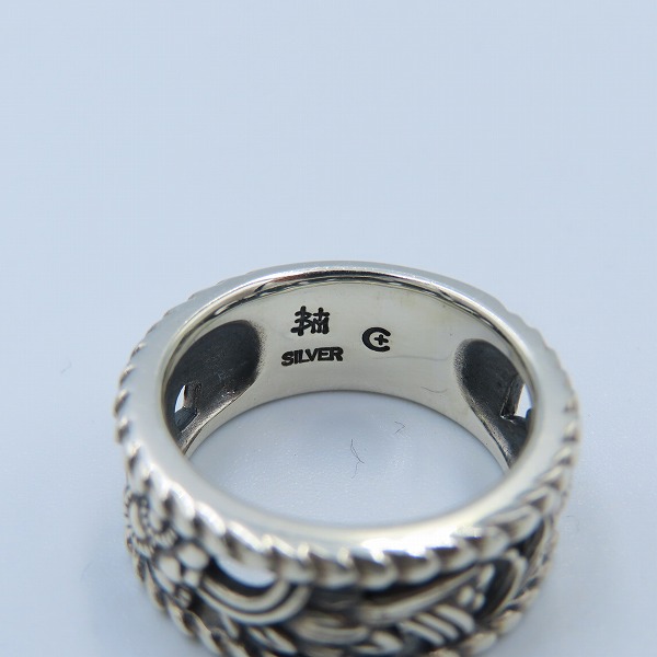 実際に弊社で買取させて頂いた【ギャラ付き】Bloody Mary ブラッディマリー 仏光万華鏡 Buddhist Lamp Ring S リング/15号の画像 6枚目