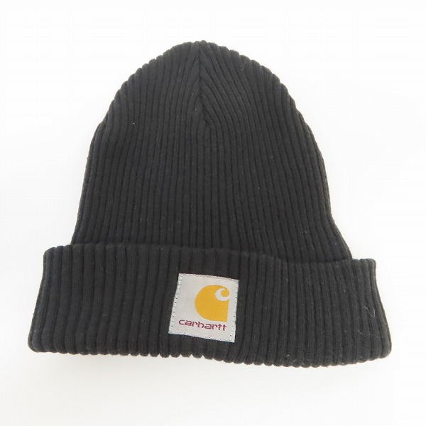 実際に弊社で買取させて頂いたCarharrt/カーハート ロゴ ニットキャップ/ワークキャップ/帽子/2点セットの画像 5枚目