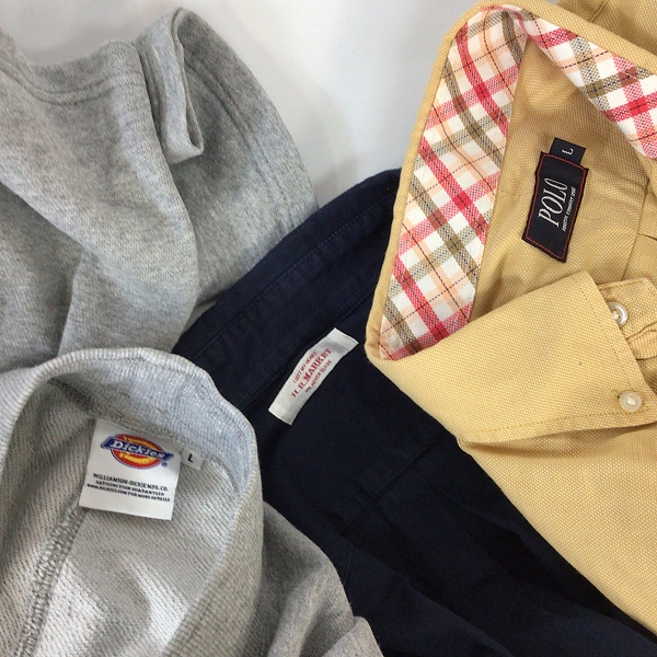 実際に弊社で買取させて頂いた【おまとめ品】Dickies/ディッキーズ HR MARKET/ハリウッドランチマーケット POLO/ポロ 等 シャツ パンツ 他の画像 1枚目