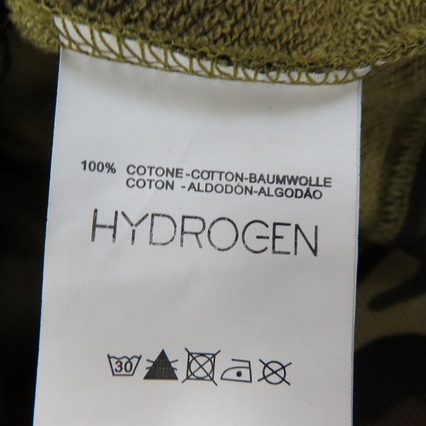 実際に弊社で買取させて頂いたHYDROGEN/ハイドロゲン カモフラ柄 ジップアップパーカー/XLの画像 3枚目