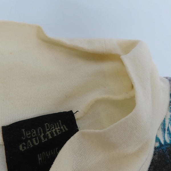 実際に弊社で買取させて頂いたJEAN PAUL GAULTIER HOMME/ジャンポールゴルチェオム パワーネット カットソー 48 の画像 5枚目