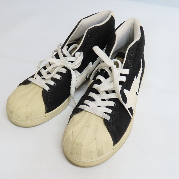 実際に弊社で買取させて頂いたA BATHING APE/アベイジングエイプ BAPE STA/ベイプスター スニーカー FS-015 ブラック/ホワイト/26.5の画像 0枚目