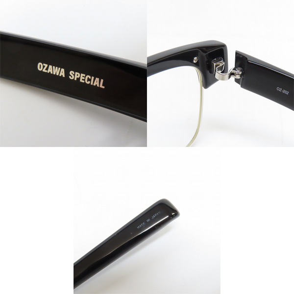 実際に弊社で買取させて頂いた999.9/フォーナインズ OZAWA SPECIAL/オザワスペシャル メガネ アイウェア OZ-202 9002の画像 6枚目