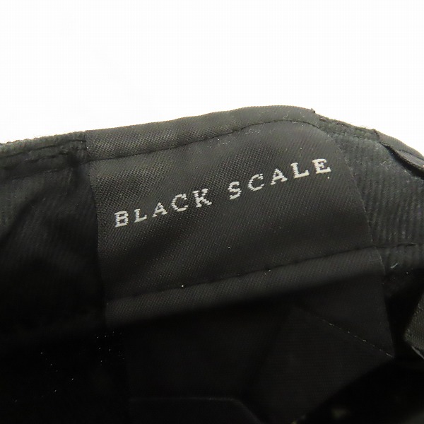 実際に弊社で買取させて頂いたNEW ERA×BLVCK SCVLE/ニューエラ×ブラックスケール 刺繍ロゴ/キャップ 7-3/8の画像 5枚目