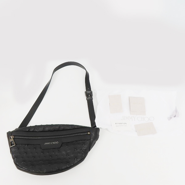 実際に弊社で買取させて頂いたJIMMY CHOO/ジミーチュウ デリー スターエンボス レザー ボディバッグの画像 8枚目