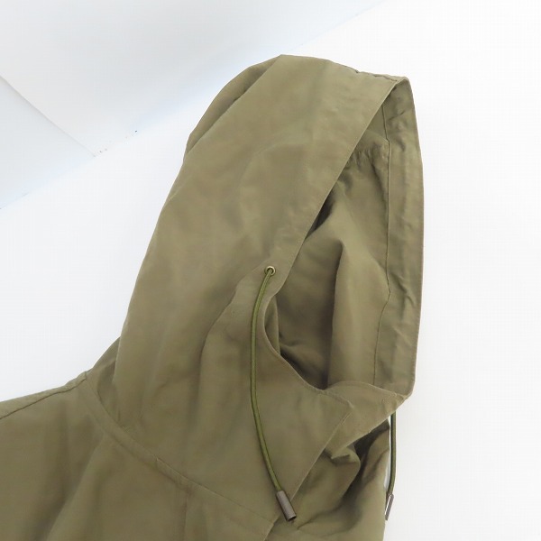 実際に弊社で買取させて頂いたBEAUTY&YOUTH UNITED ARROWS/ビューティーアンドユース ナイロンコットン フードロングコート 1625-104-4323/Mの画像 5枚目