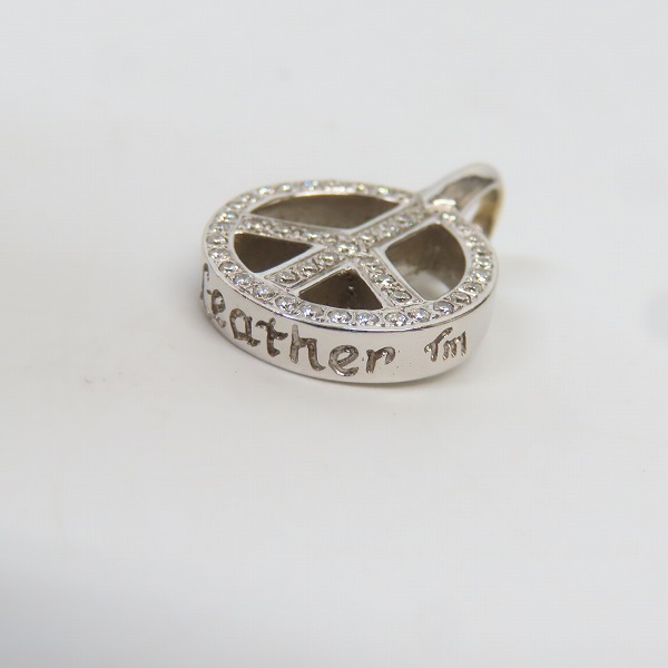 実際に弊社で買取させて頂いたBill Wall Leather/BWL/ビルウォールレザー ピースチャーム 18KWGの画像 6枚目