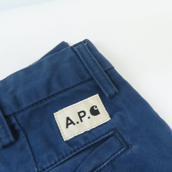 実際に弊社で買取させて頂いたAPC×Carhartt/アーペーセー×カーハート チノパンツ/30/32の画像 5枚目