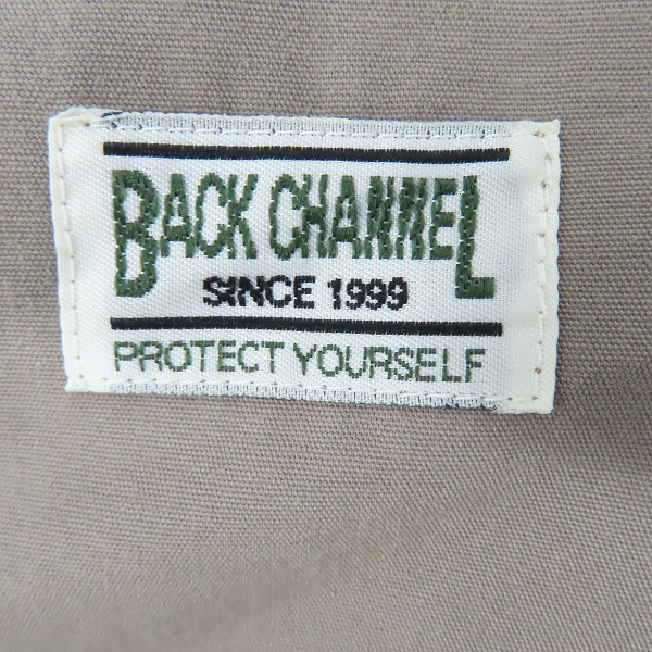 実際に弊社で買取させて頂いたBack Channel/バックチャンネル 半袖 シャツ/Lの画像 4枚目