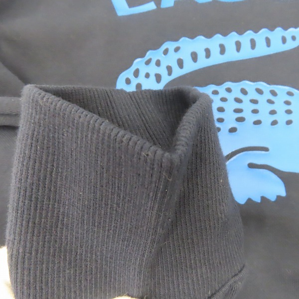 実際に弊社で買取させて頂いたLACOSTE/ラコステ プルオーバー パーカー  ビッグロゴプリント SH059EL/Mの画像 5枚目