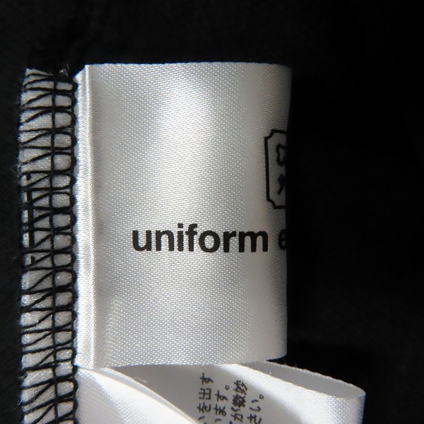 実際に弊社で買取させて頂いた【未使用】UNIFORM EXPERIMENT/ユニフォームエクスペリメント ワイドポロシャツ S/S SEED STITCH WIDE POLO/2の画像 3枚目