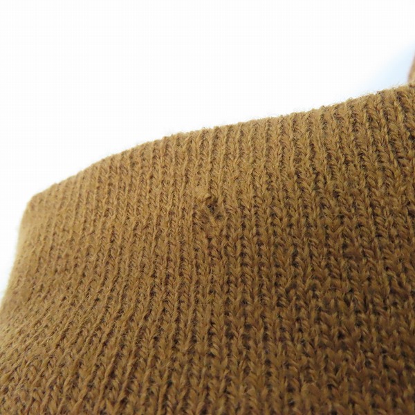 実際に弊社で買取させて頂いたCarhartt/カーハート USA製  ニットキャップ/帽子 ブラウン A18 BRNの画像 8枚目