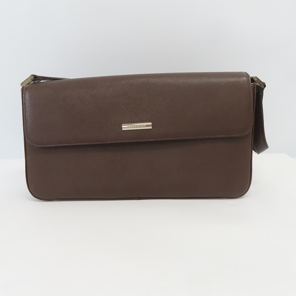 実際に弊社で買取させて頂いたBURBERRY/バーバリー レザー ハンドバッグ 裏地ノバチェック 