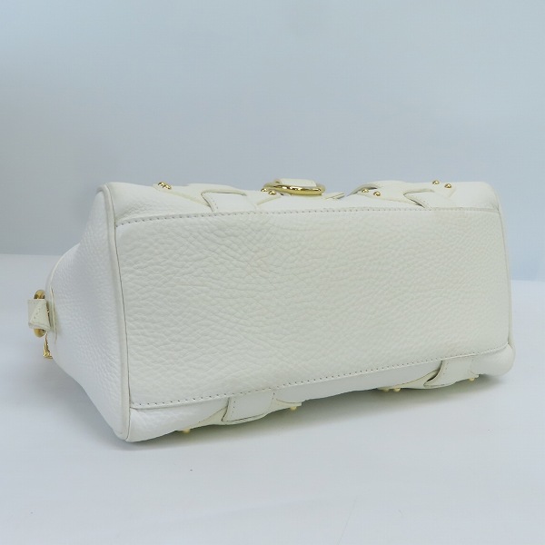 実際に弊社で買取させて頂いたCELINE/セリーヌ ブギーバッグ/ハンドバッグ ホワイトの画像 2枚目