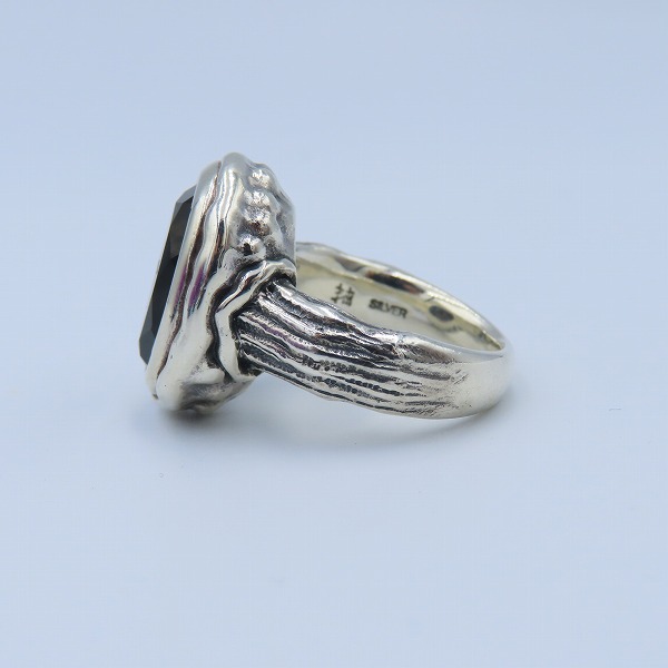 実際に弊社で買取させて頂いたBloody Mary/ブラッディマリー  ストーン リング w/スモーキークォーツ 18号の画像 2枚目