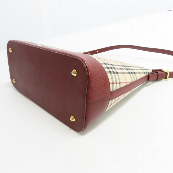 実際に弊社で買取させて頂いたBurberrys/バーバリー ノバチェック ハンドバッグの画像 2枚目