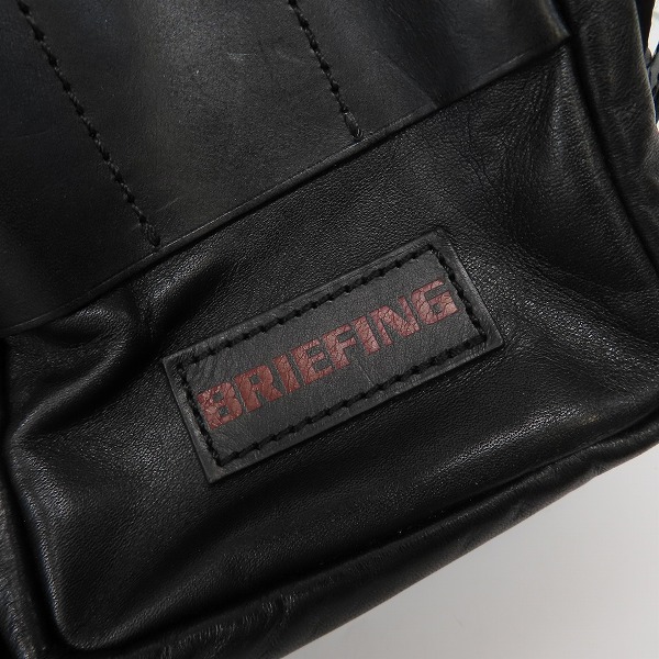 実際に弊社で買取させて頂いたBRIEFING/ブリーフィング A4ライナー オールレザー GINZA SIX限定 2Way ブリーフケースの画像 4枚目