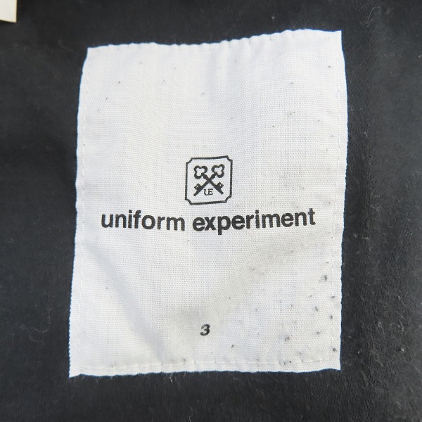 実際に弊社で買取させて頂いたuniform experiment/ユニフォームエクスペリメント STRETCH CHINO RIBBED EASY PANT イージー パンツ UE-167047/3の画像 2枚目