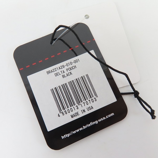 実際に弊社で買取させて頂いたBRIEFING/ブリーフィング DELTA POUCH/デルタポーチ BRA221A29の画像 6枚目