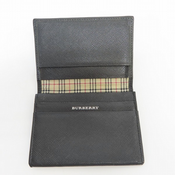 実際に弊社で買取させて頂いたBURBERRY/バーバリー 裏地 ノバチェック 二つ折り財布の画像 3枚目