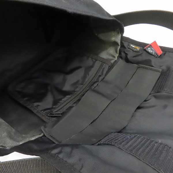 実際に弊社で買取させて頂いたManhattan portage/マンハッタンポーテージ スヌーピー ショルダーバック ブラックの画像 3枚目