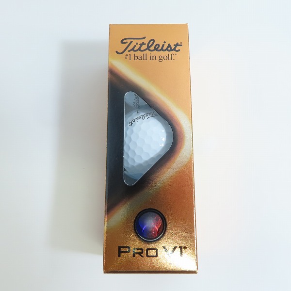 実際に弊社で買取させて頂いた【未使用/オウンネーム】Titleist/タイトリスト PRO V1 ゴルフボール 4ダースの画像 2枚目