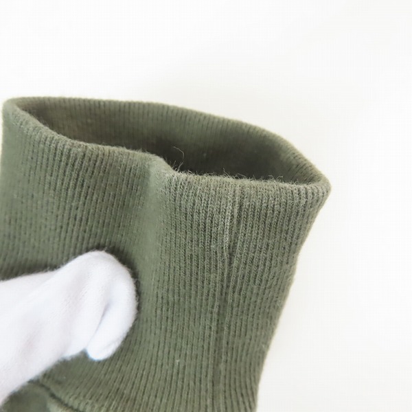 実際に弊社で買取させて頂いたBackChannel/バックチャンネル ロゴ プリント プルオーバーパーカー カーキ系/Lの画像 7枚目