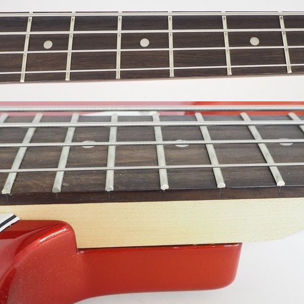 実際に弊社で買取させて頂いた★Bacchus/バッカス Universe Series WJB-330R CAR ジャズベースType 4弦エレキベース ソフトケース付の画像 4枚目