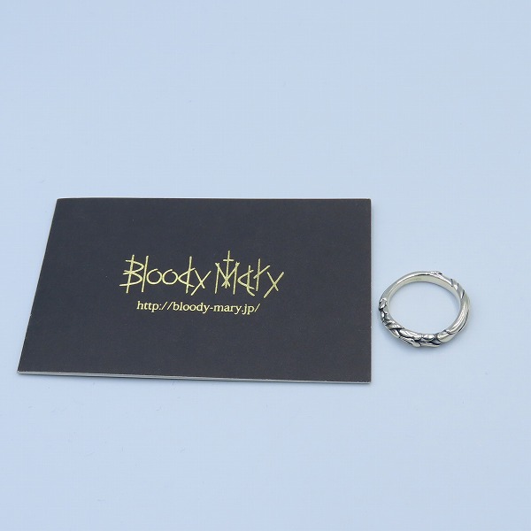 実際に弊社で買取させて頂いた【ギャラ付き】Bloody Mary/ブラッディマリー 2011年 Xmas/クリスマス記念 Order/オーダー リング 13号の画像 9枚目