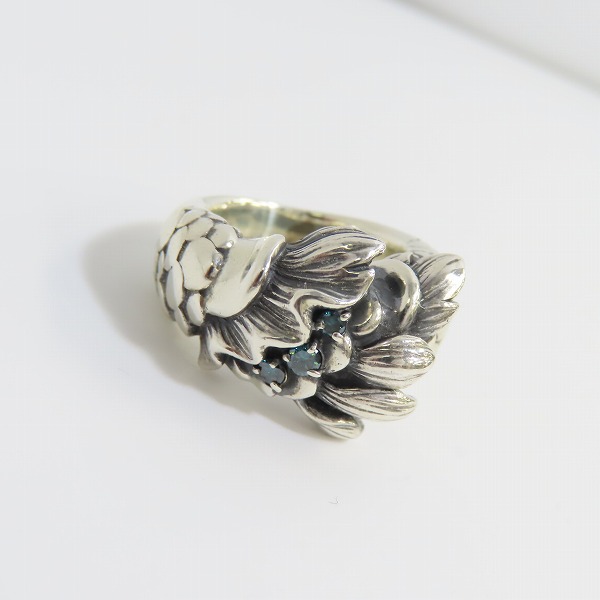 実際に弊社で買取させて頂いたBloody Mary/ブラッディマリー ブルーリープフィン リング 8号